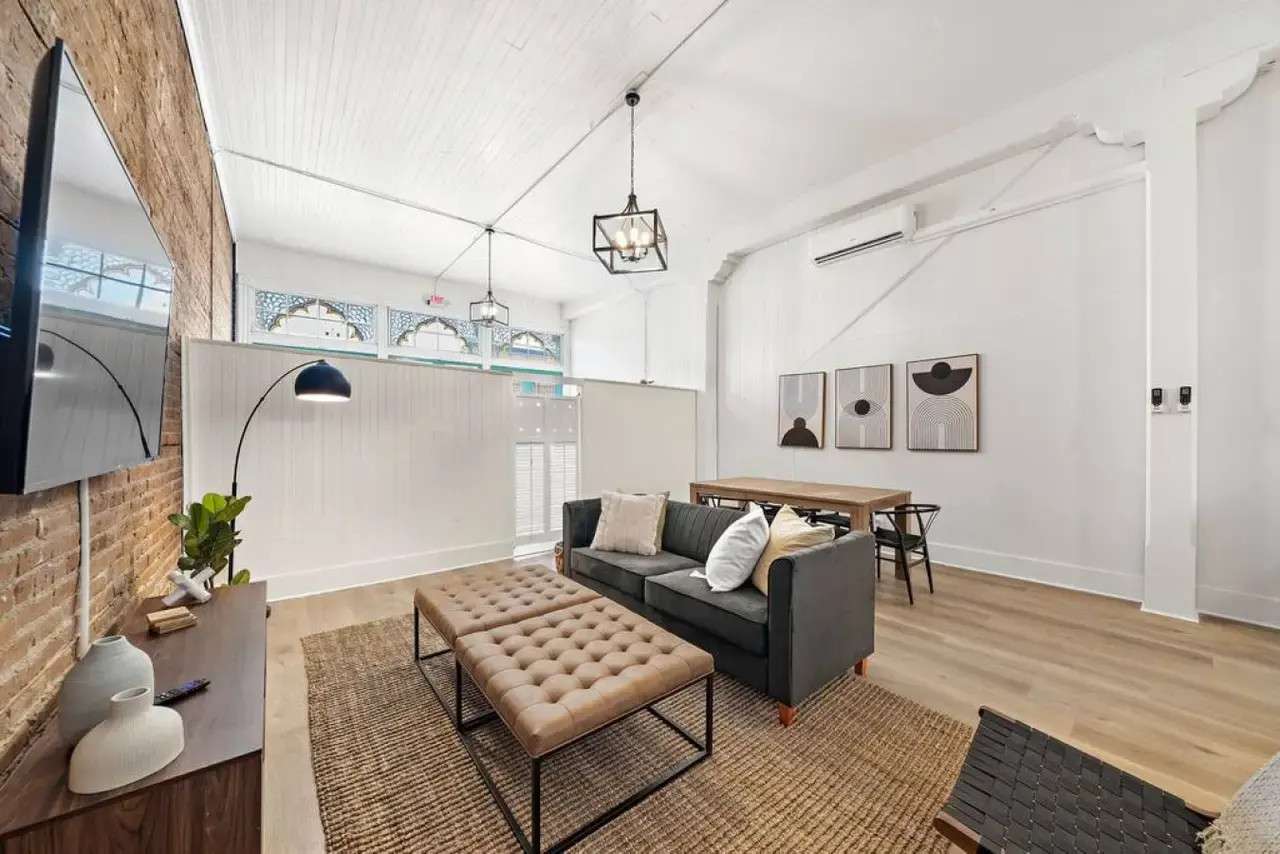 The Market Street Flat living room