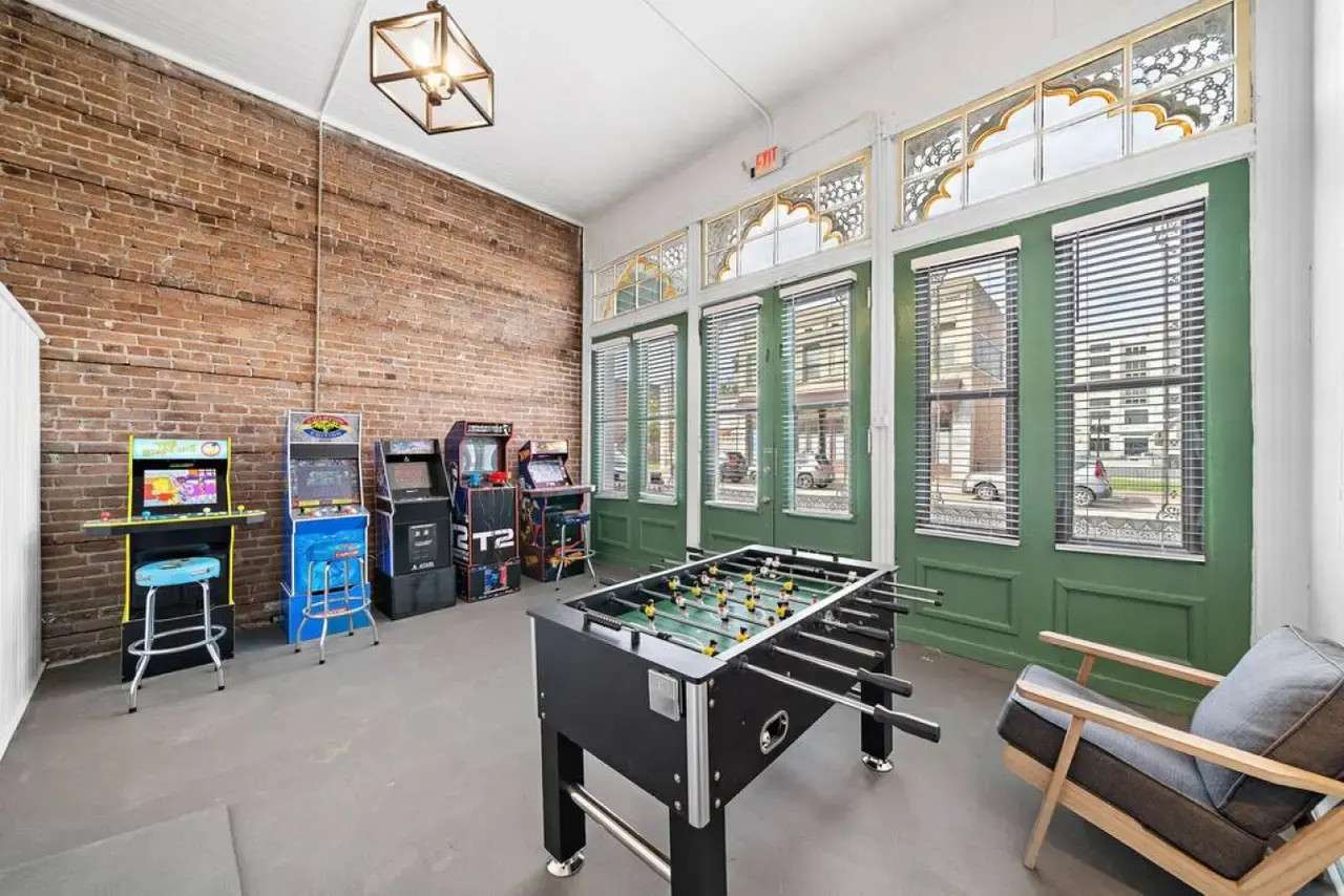 The Market Street Flat game room