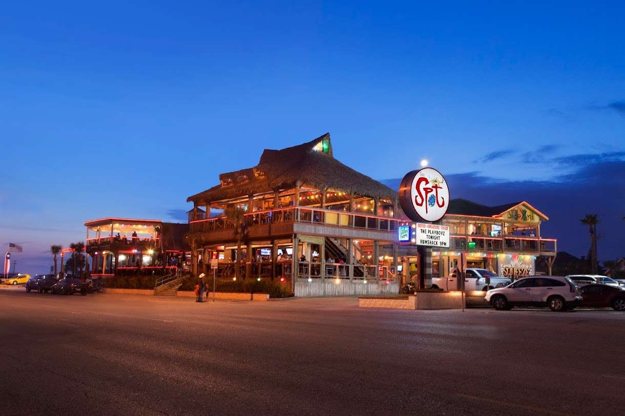 The Spot beachfront dining and bar area