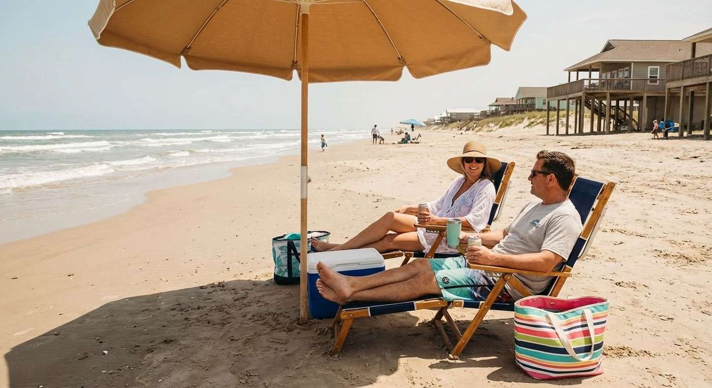 Couple at Sufside Beach