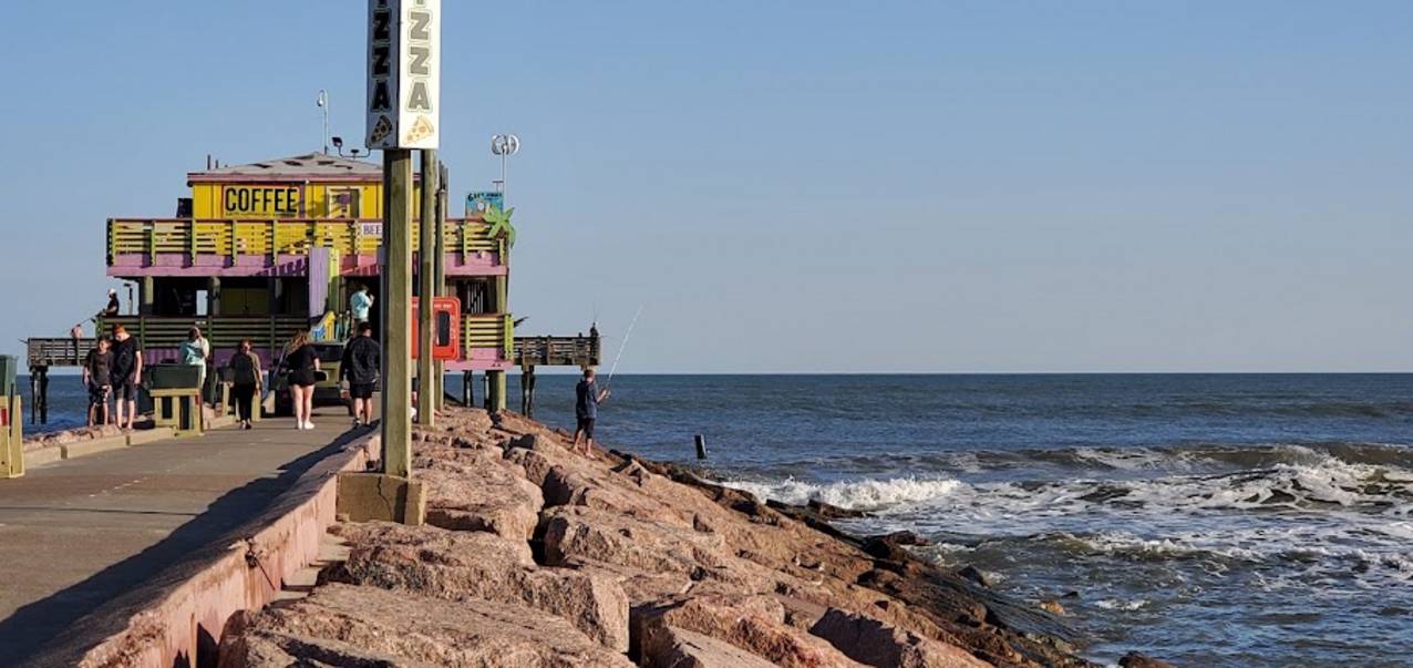 61st Street Fishing Pier extending into the Gulf of Mexico