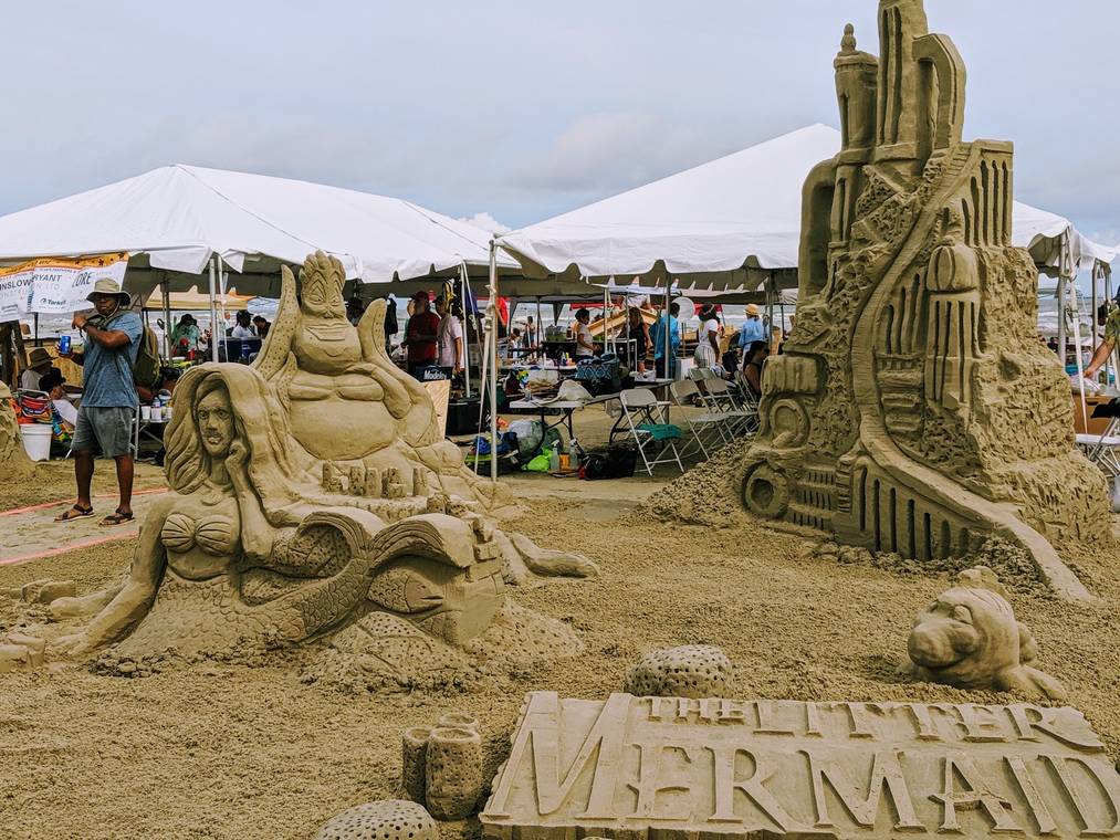 East Beach Galveston with wide open sand and event-friendly atmosphere