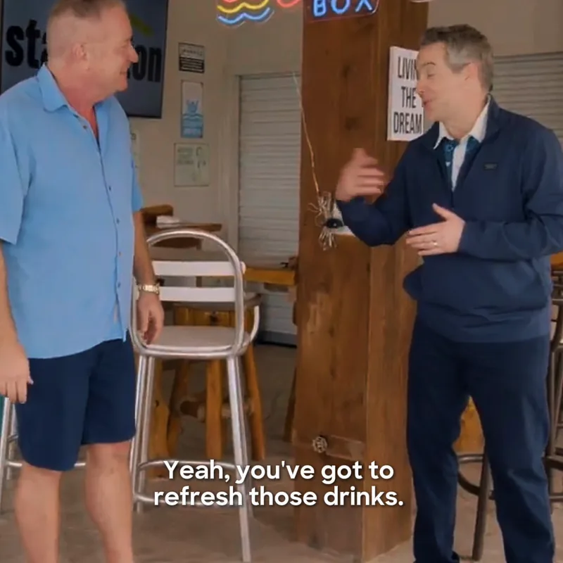 Inside the house with the Staycation host